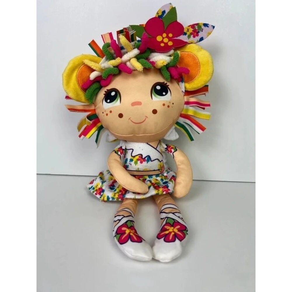 FlipZee Girls 2 in 1 Doll Precious Roarie Lion Reversible Toy Floral Dress